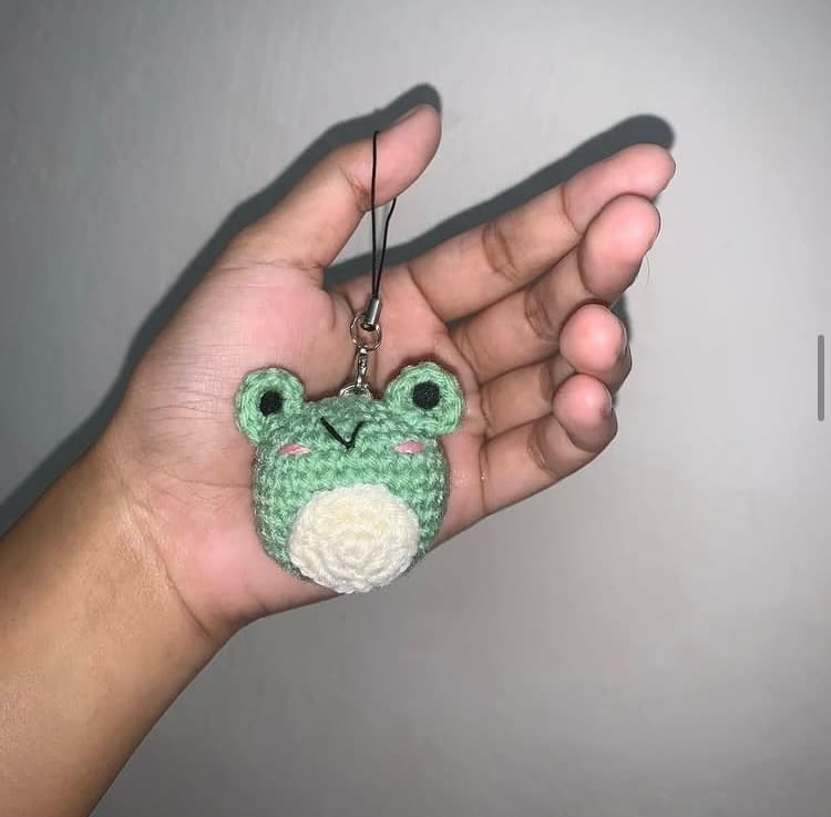 Toad phone charm