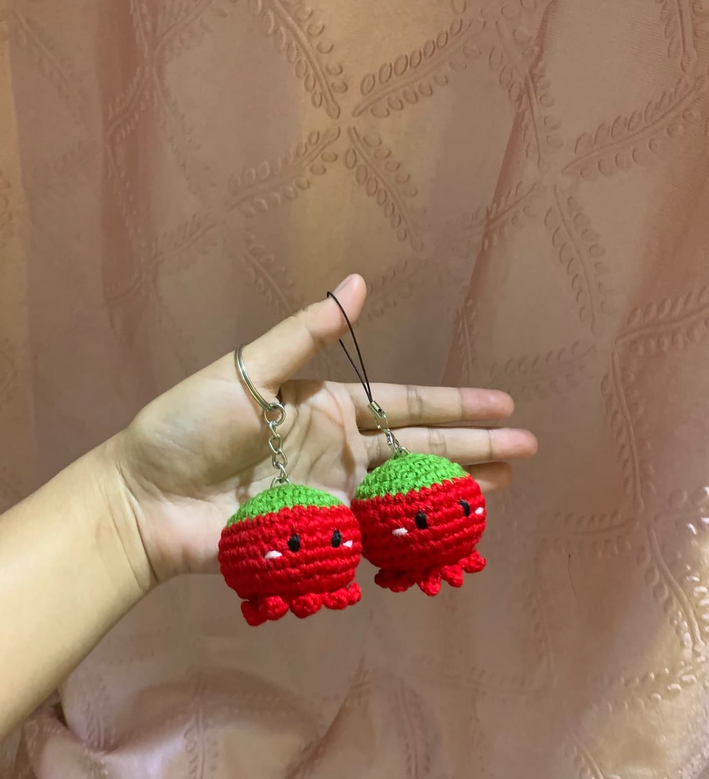 Couple Tomatoes (phone charm+ keychain)