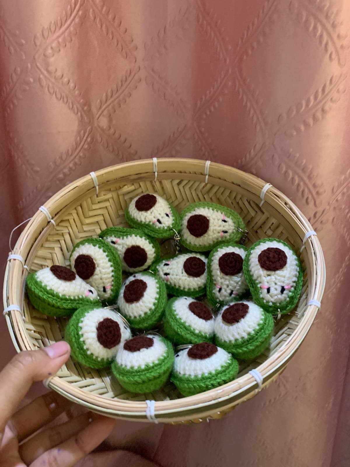 Avocado keychain (one)